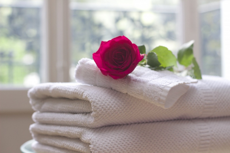 chambre-hote-CASTAGNIERS-min_towel_rose_clean_care_salon_spa_white_bath-731641